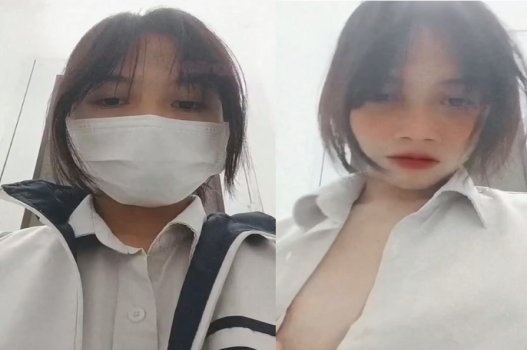 Clip sex nữ sinh sướng điên trong WC